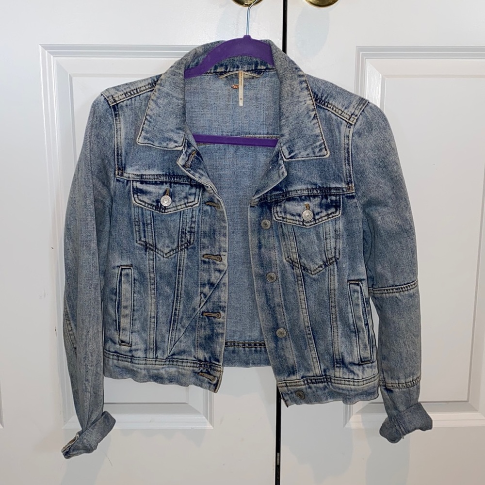 Free People Women’s Denim Jacket Size XS
